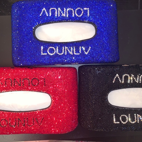 Bedazzled LOUNUV Tissue Box - Picture 9 of 12
